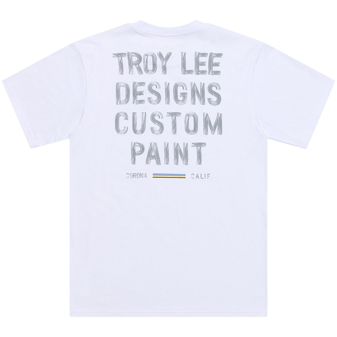 T-Shirt Paint Shop Vit TROY LEE DESIGNS Medium – bild 2