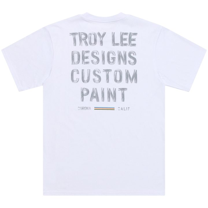 T-Shirt Paint Shop Vit TROY LEE DESIGNS Medium – bild 2
