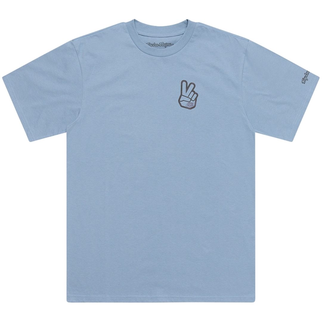 T-Shirt Peace Out Rökblå TROY LEE DESIGNS Small