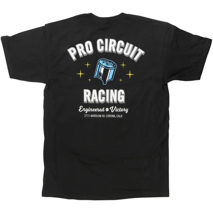 T-Shirt Piston Svart PRO CIRCUIT Small – bild 2