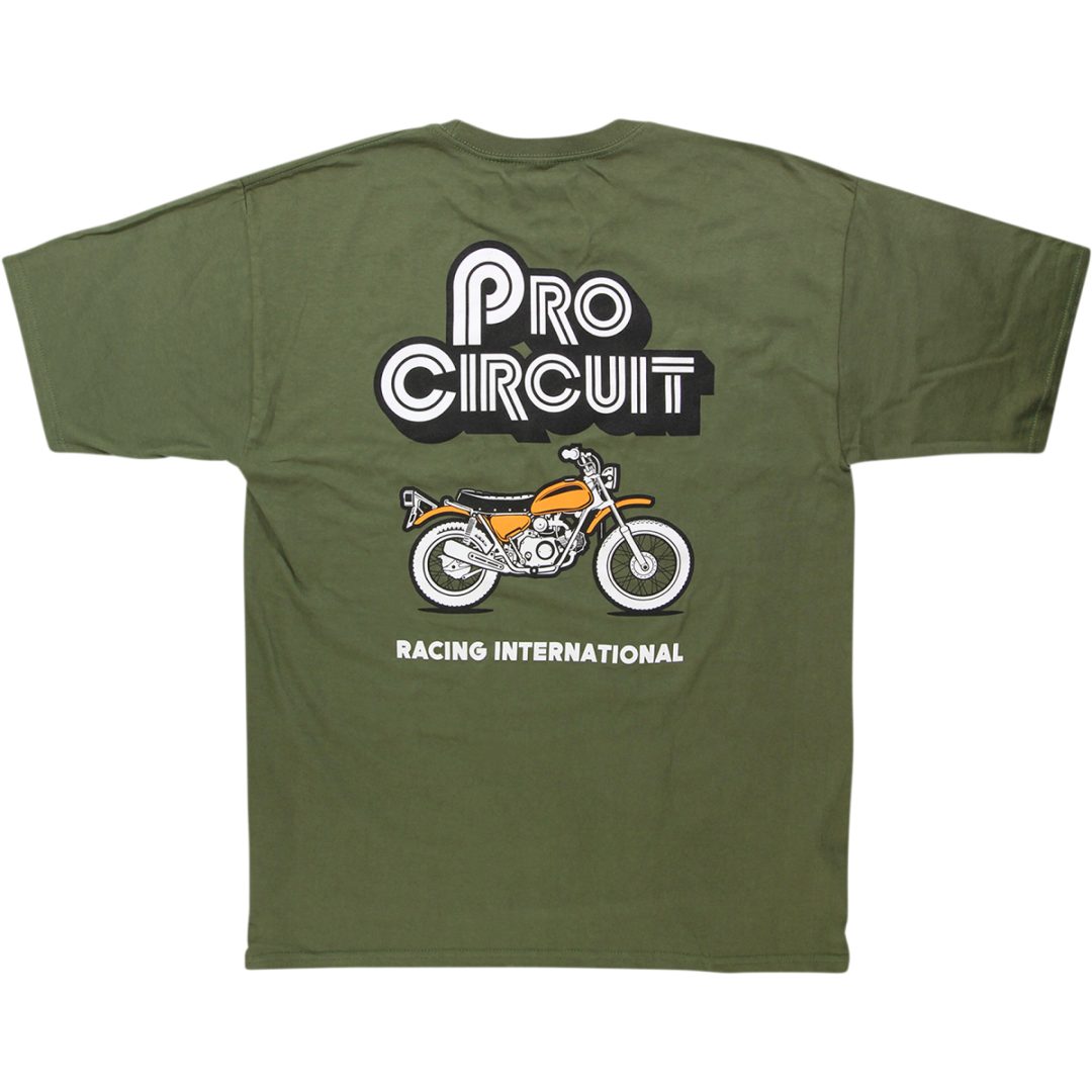 T-Shirt Pit Bike Grön PRO CIRCUIT Medium – bild 2