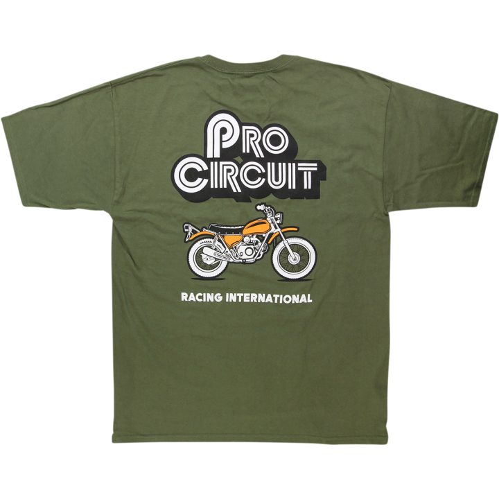 T-Shirt Pit Bike Grön PRO CIRCUIT Medium – bild 2
