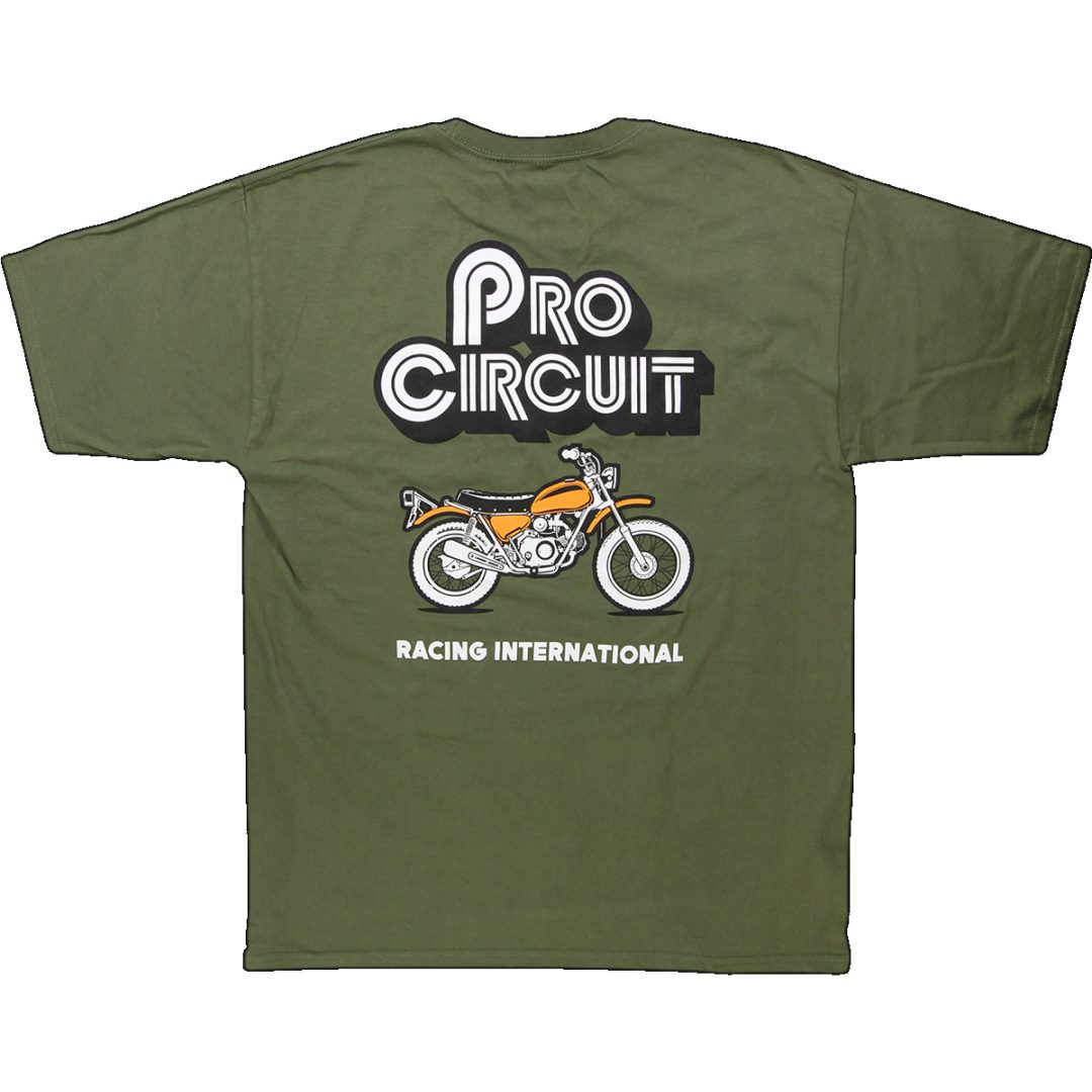 T-shirt Pit Bike Svart/Grön PRO CIRCUIT T-shirt – bild 2