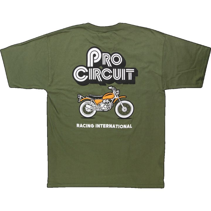 T-shirt Pit Bike Svart/Grön PRO CIRCUIT T-shirt – bild 2