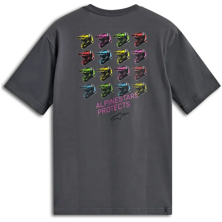 T-Shirt Pop Helmet Grå ALPINESTARS XXL – bild 2