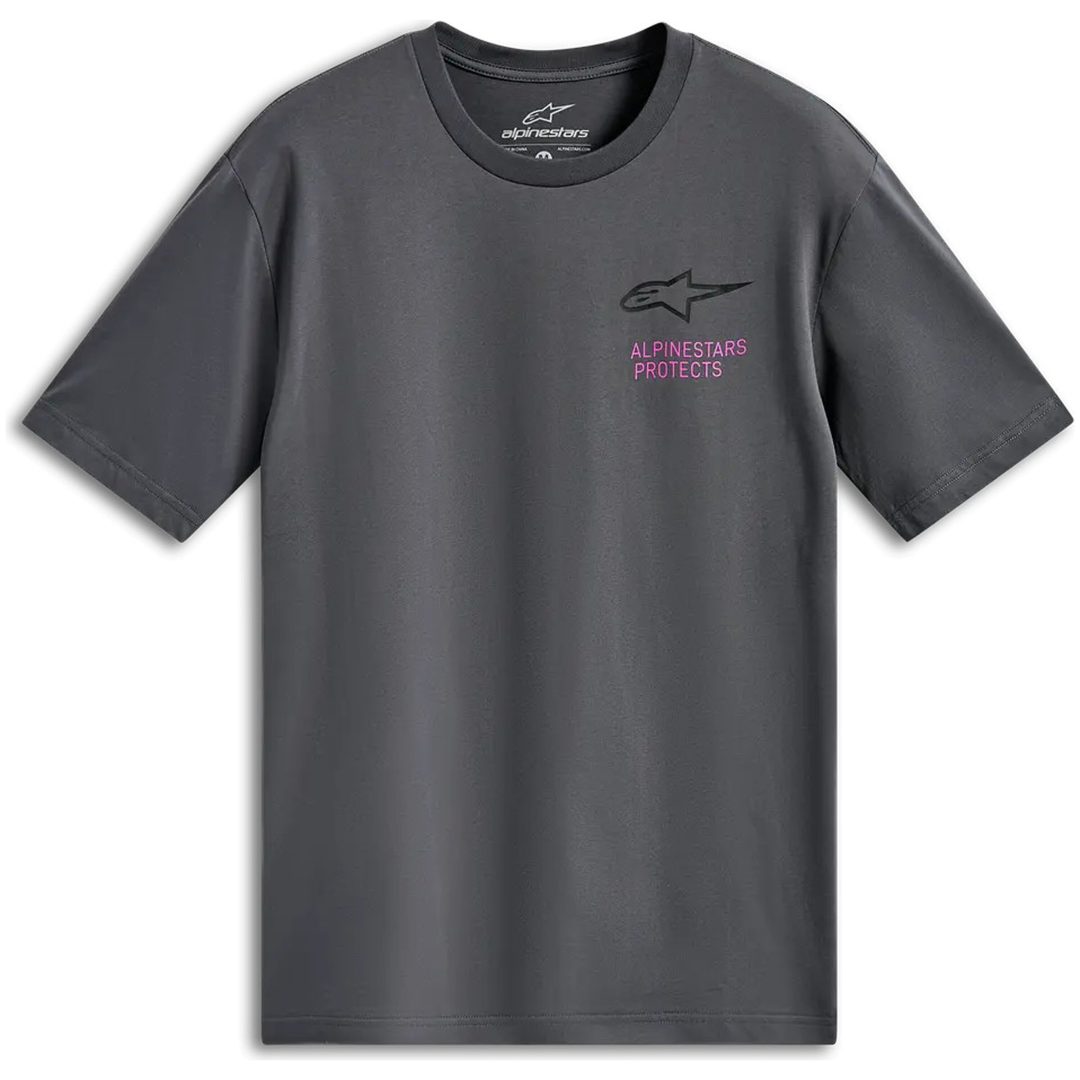 T-Shirt Pop Helmet Grå ALPINESTARS XXL