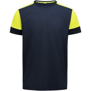 T-shirt Prime Marinblå/neongul Printer PRIME