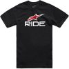 T-shirt Ride 4.0 Svart ALPINESTARS Small – miniatyr 1