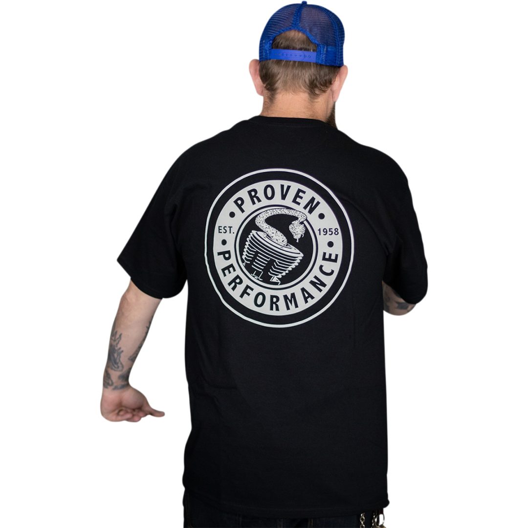 T-shirt Sidewinder Svart S&S Cycle Medium – bild 2