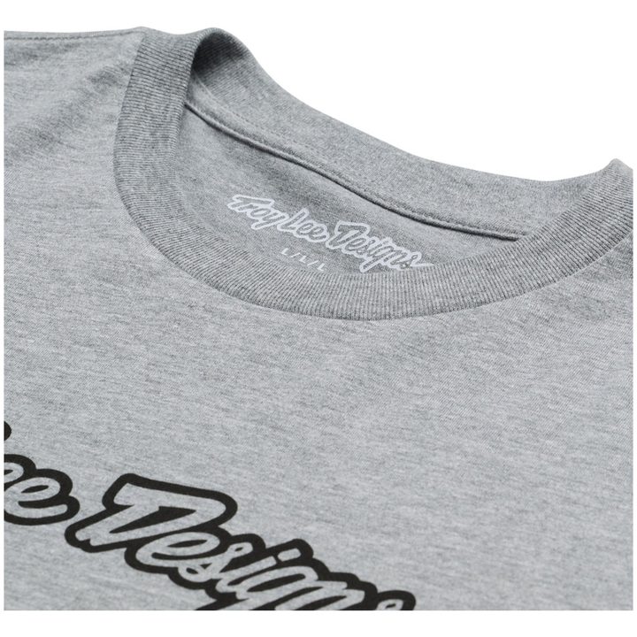 T-Shirt Signature Gråmelerad TROY LEE DESIGNS Small – bild 4