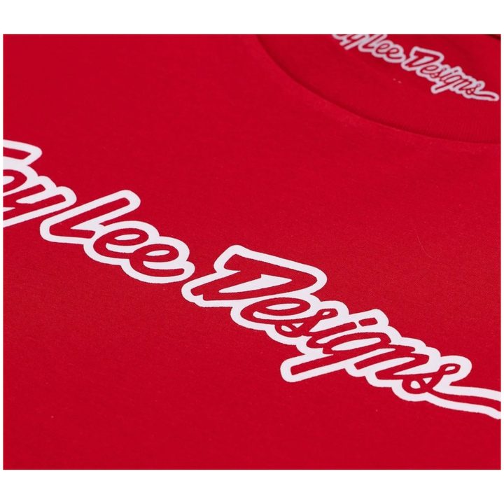 T-Shirt Signature Röd TROY LEE DESIGNS XXL – bild 3