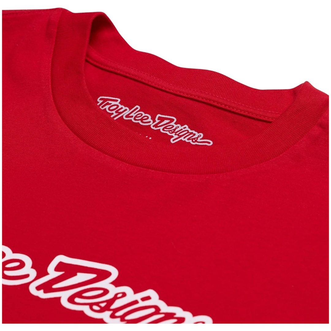 T-Shirt Signature Röd TROY LEE DESIGNS XXL – bild 4