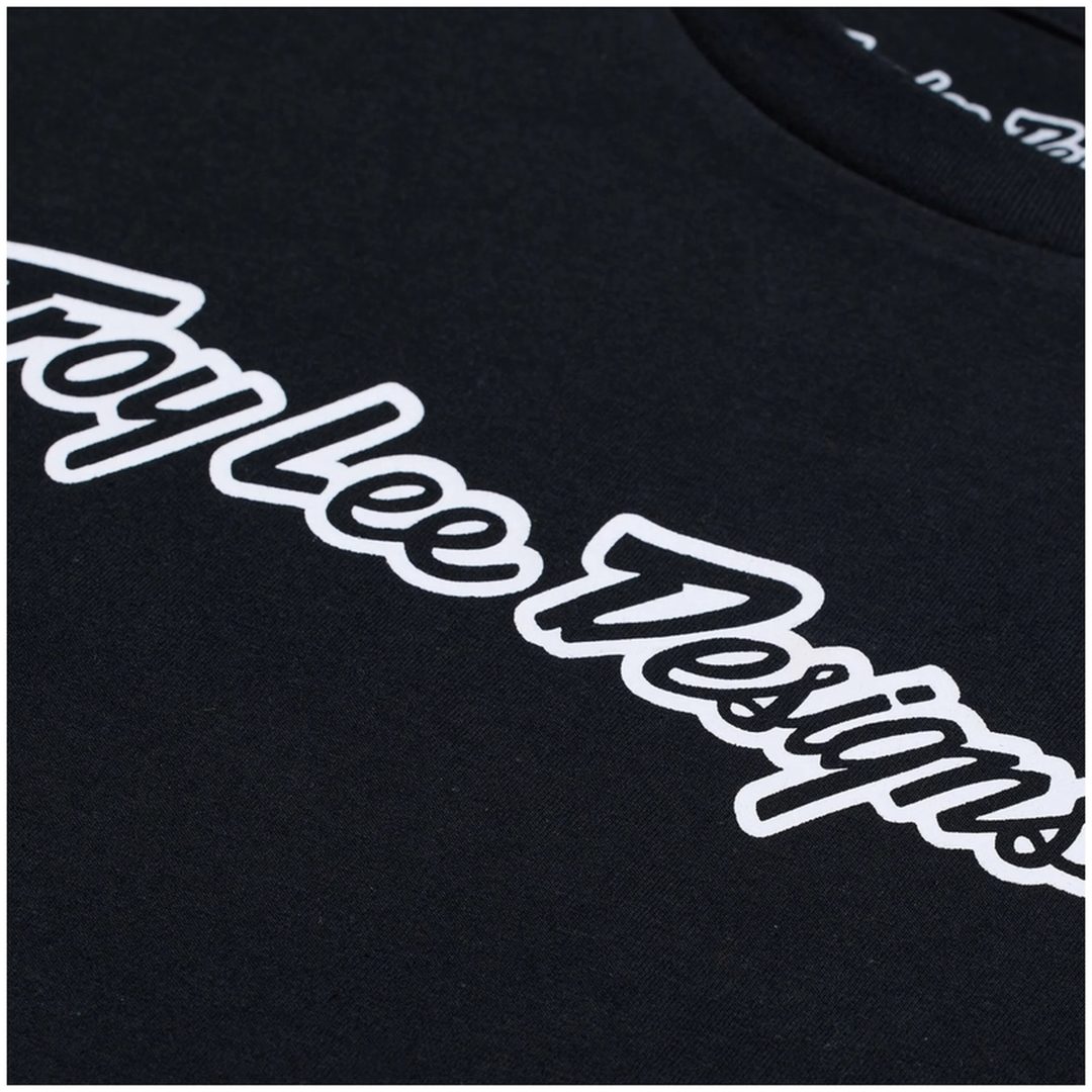 T-Shirt Signature Svart TROY LEE DESIGNS Small Barn – bild 3