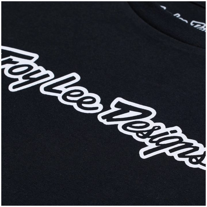 T-Shirt Signature Svart TROY LEE DESIGNS Small Barn – bild 3