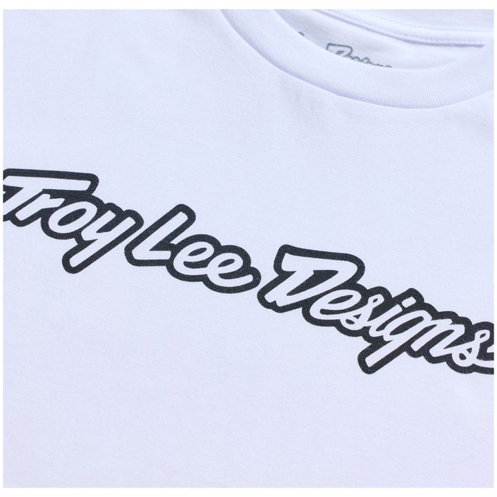T-shirt Signature Vit Svart TROY LEE DESIGNS s – bild 3
