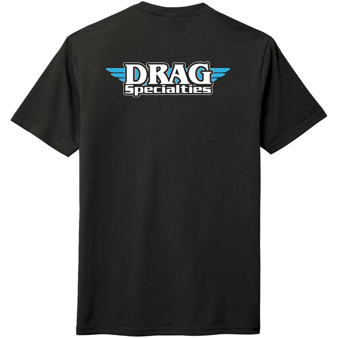 T-shirt Slim Drag Svart DRAG SPECIALTIES Small – bild 2