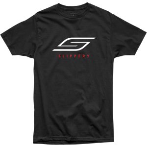 T-shirt Slippery Svart/Vit SLIPPERY