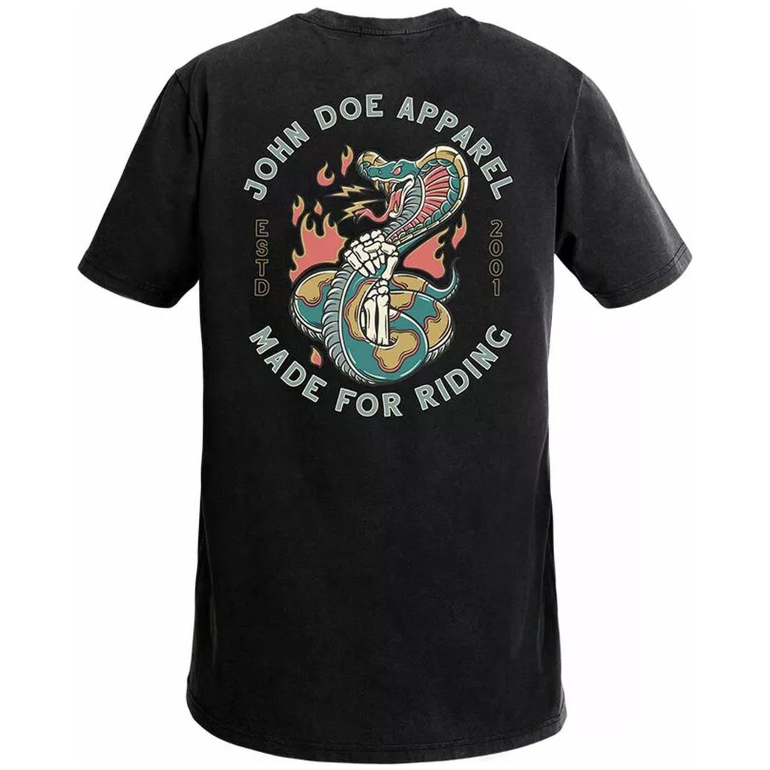 T-shirt Snake Ii Svart JOHN DOE Small – bild 2