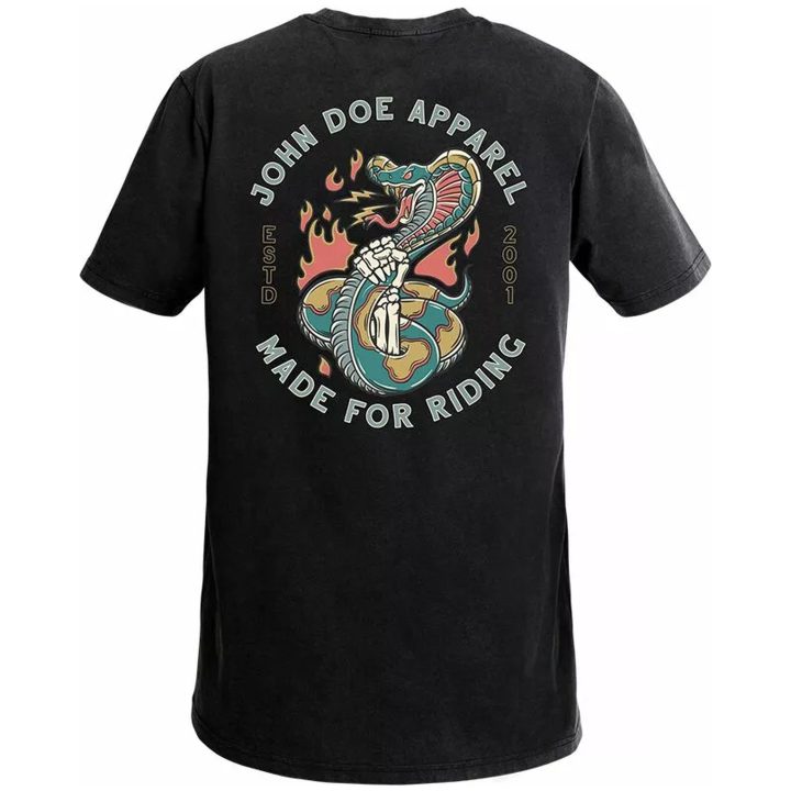 T-shirt Snake Ii Svart JOHN DOE Small – bild 2