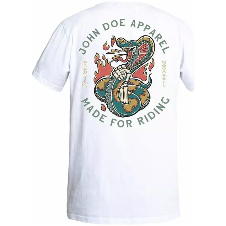 T-shirt Snake Ii Vit JOHN DOE Small – bild 2