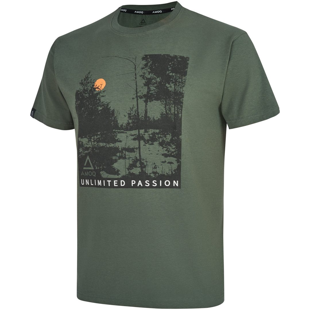 T-shirt Spirit Scenery Grön AMOQ XS