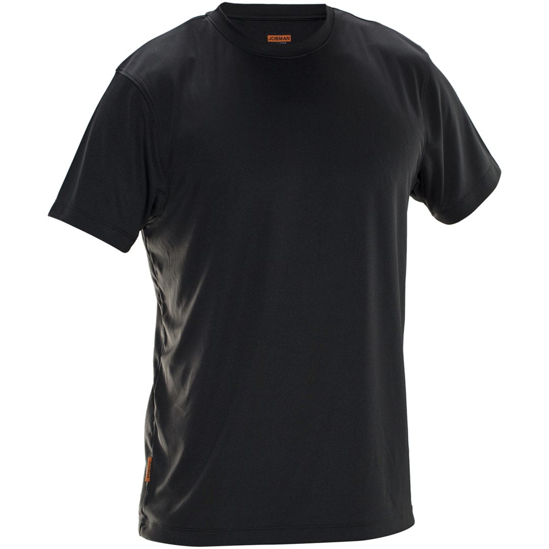 T-shirt Spun Dye 5522 Practical Svart Jobman XXXL