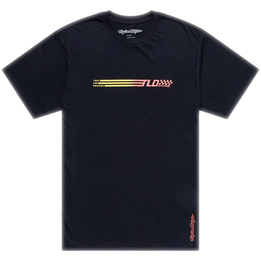 T-shirt Stripes Svart TROY LEE DESIGNS s