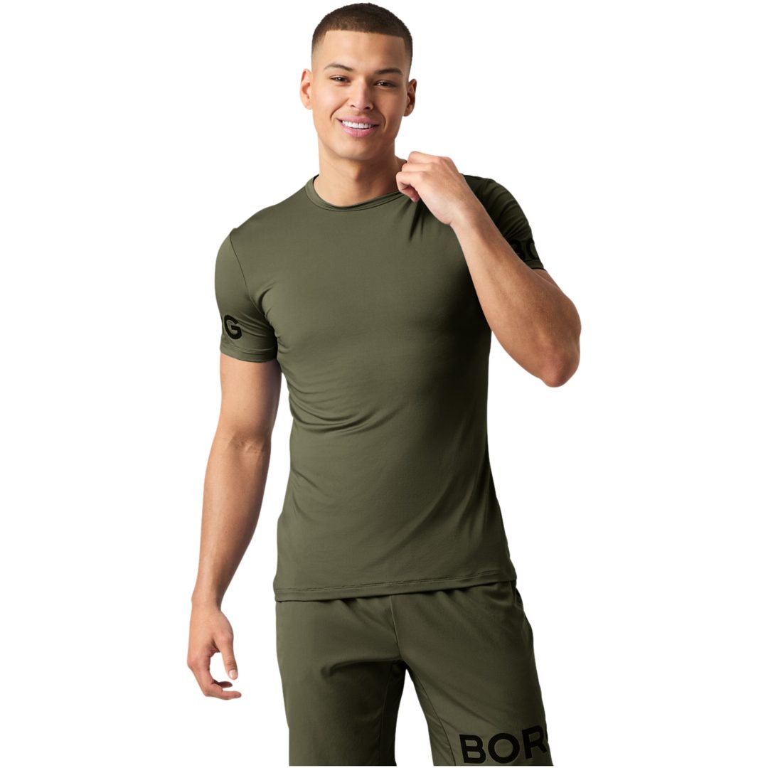 T-shirt Svart Björn Borg Small – bild 2