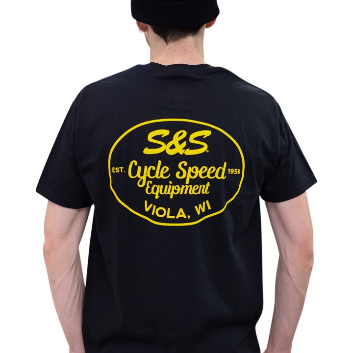 T-Shirt Svart S&S Cycle Small – bild 2