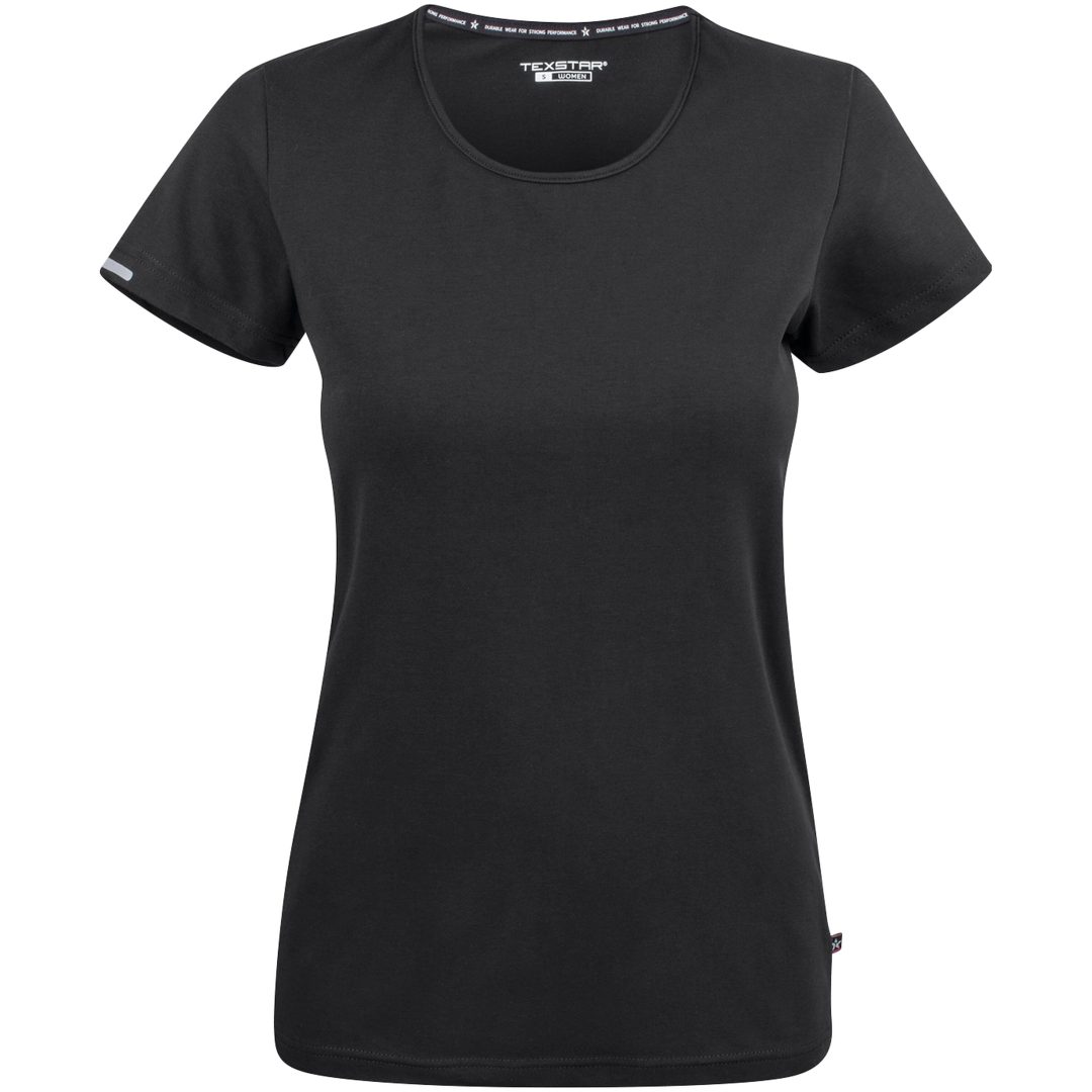 T-shirt Svart Wt20 Texstar T-SHIRT WT20 BLACK XS