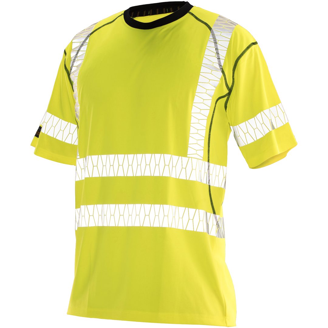 T-shirt UV-Pro Varsel 5597 Advanced Gul Jobman XXXL