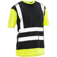 T-shirt Varsel 5126 Technical Svart/Gul Jobman