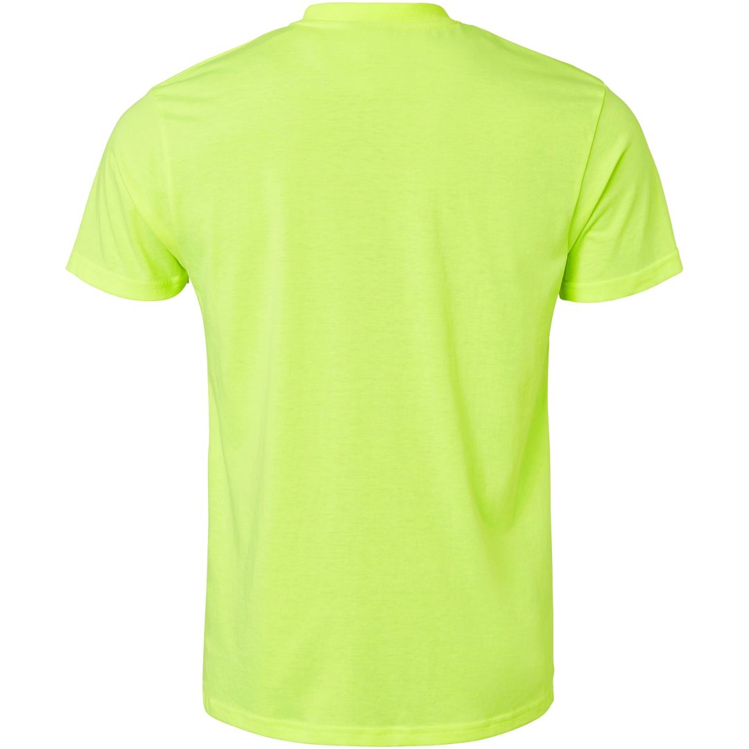 T-shirt Varsel Fluorescerande gul Top Swede XXS – bild 3