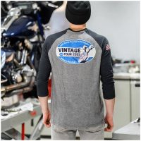T-shirt Vintage Tour Svart Grå S&S CYCLE