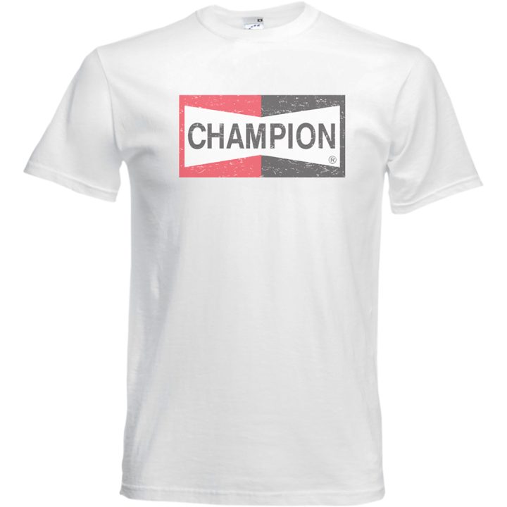 T-Shirt Vit CHAMPIONS CHOICE Medium – bild 2