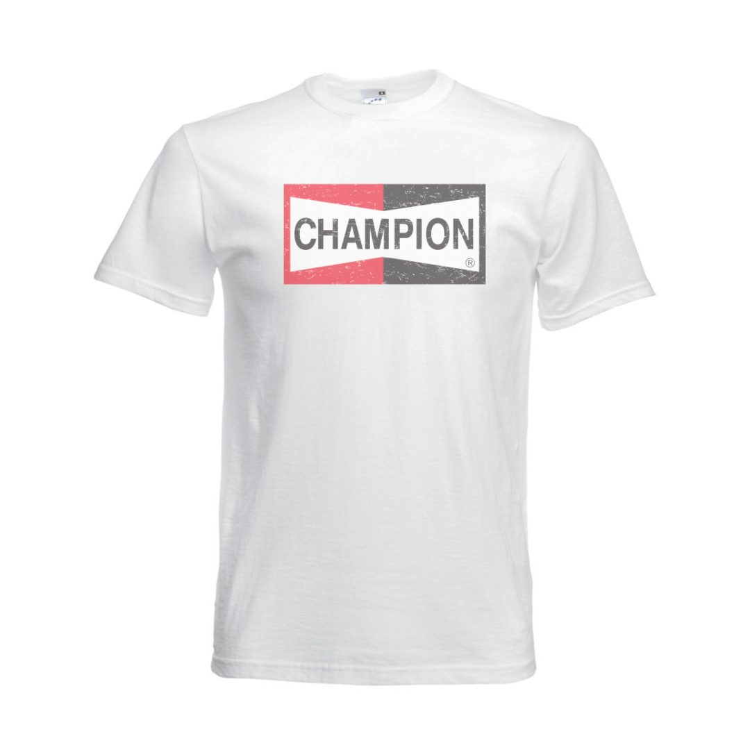 T-Shirt Vit CHAMPIONS CHOICE Medium