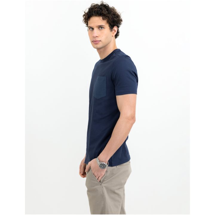 T-shirt Walcott Marinblå James Harvest – bild 2