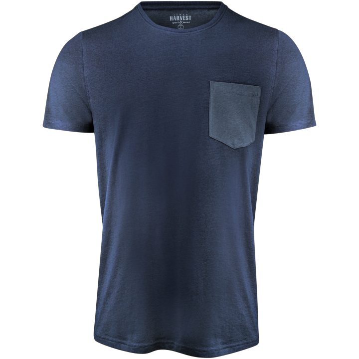T-shirt Walcott Marinblå James Harvest – bild 5
