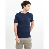 T-shirt Walcott Marinblå James Harvest