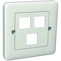 TÄCKLOCK FÖR 2XRJ45+KOAX VITEXXACT