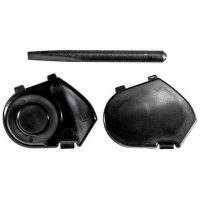 Täcklock och slider-kit N43 Svart Matt NOLAN