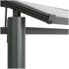 Tak för grill med sidohyllor antracit 210x114x230 cm stål vidaXL – miniatyr 6