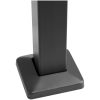 Tak för grill med sidohyllor antracit 240x150x243 cm stål vidaXL – miniatyr 6
