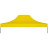 Tak till partytält 4,5x3 m gul 270 g/m² vidaXL 431 x 291 x 100 cm – miniatyr 3