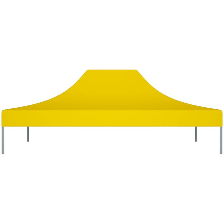 Tak till partytält 4,5x3 m gul 270 g/m² vidaXL 431 x 291 x 100 cm – bild 3