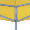 Tak till partytält 4,5x3 m gul 270 g/m² vidaXL 431 x 291 x 100 cm – miniatyr 5