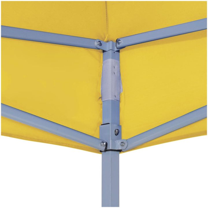 Tak till partytält 4,5x3 m gul 270 g/m² vidaXL 431 x 291 x 100 cm – bild 5