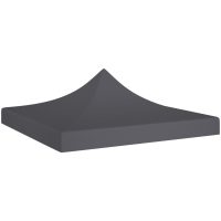 Tak till partytält antracit 270 g/m² vidaXL