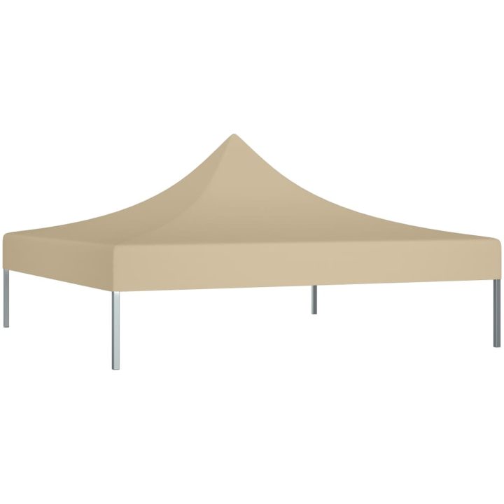 Tak till partytält beige 270 g/m² vidaXL 3 x 3 m – bild 2