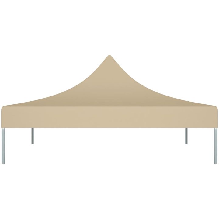 Tak till partytält beige 270 g/m² vidaXL 3 x 3 m – bild 3